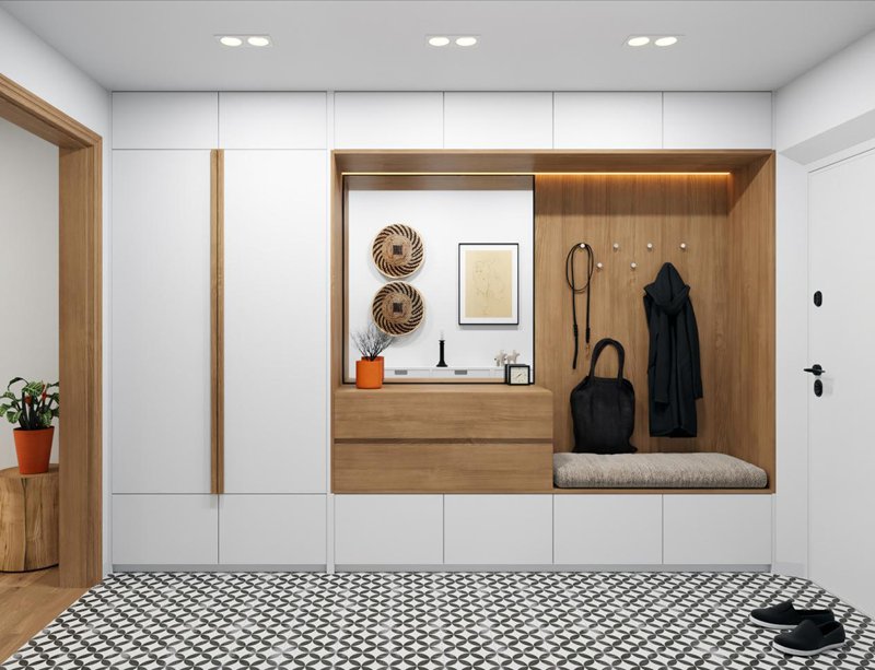 105㎡簡(jiǎn)約北歐2居室，進(jìn)門就被玄關(guān)吸引，忍不住想要曬曬！