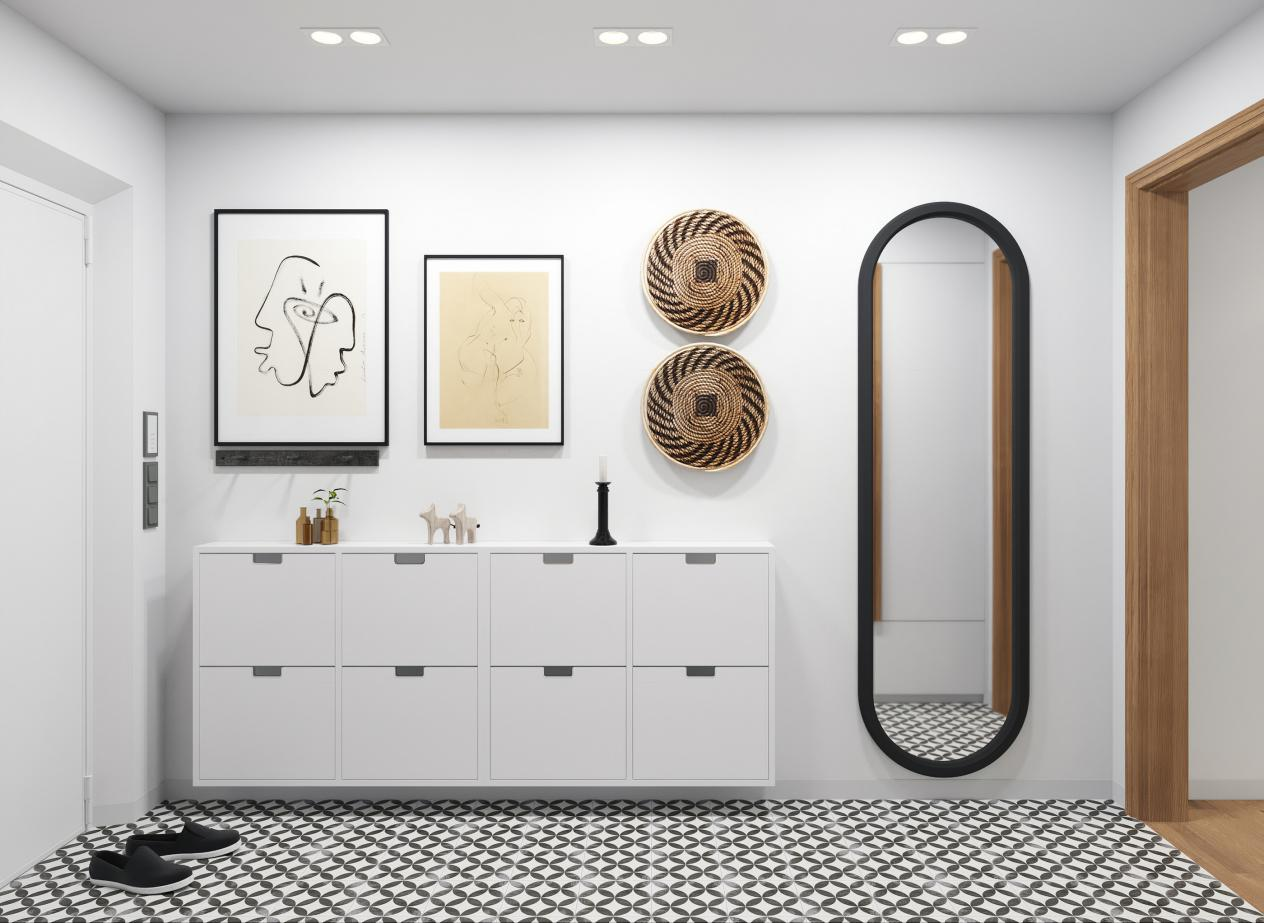 105㎡簡(jiǎn)約北歐2居室，進(jìn)門就被玄關(guān)吸引，忍不住想要曬曬！