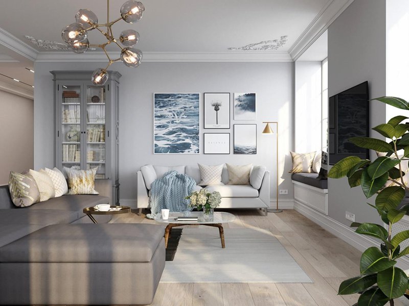 高級灰主題的北歐式美宅，打造三口之家的輕奢時尚生活