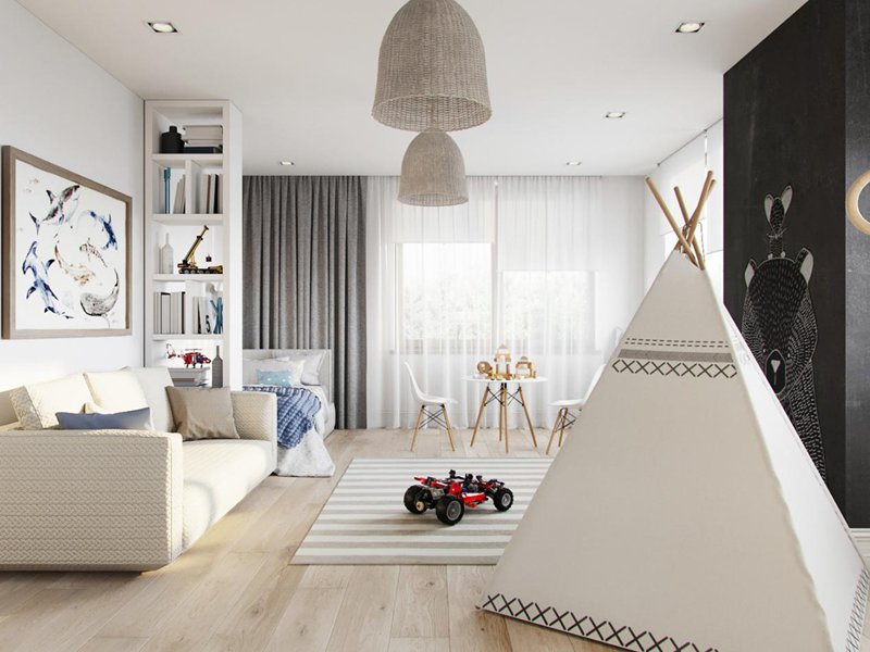 高級灰主題的北歐式美宅，打造三口之家的輕奢時尚生活