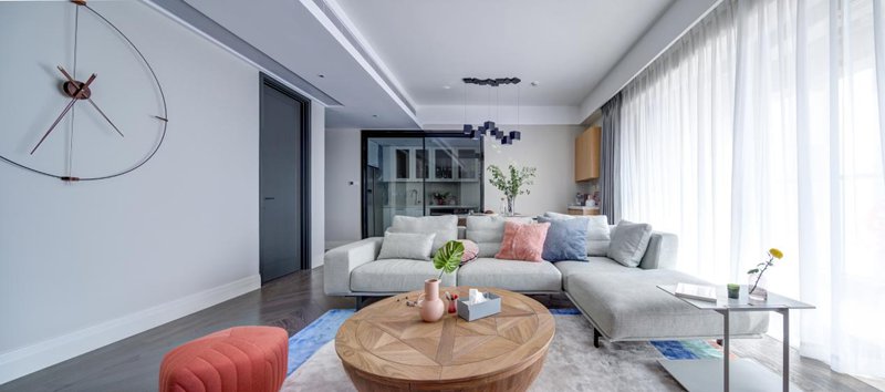 精裝房改造記|148㎡現(xiàn)代簡約風，書房隱形床太高級了