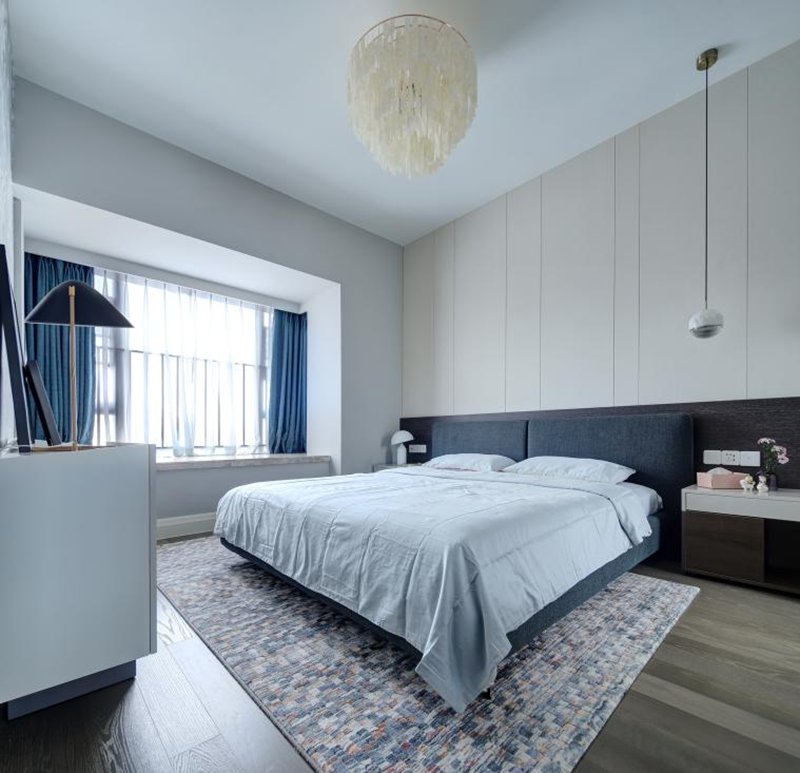 精裝房改造記|148㎡現(xiàn)代簡約風，書房隱形床太高級了