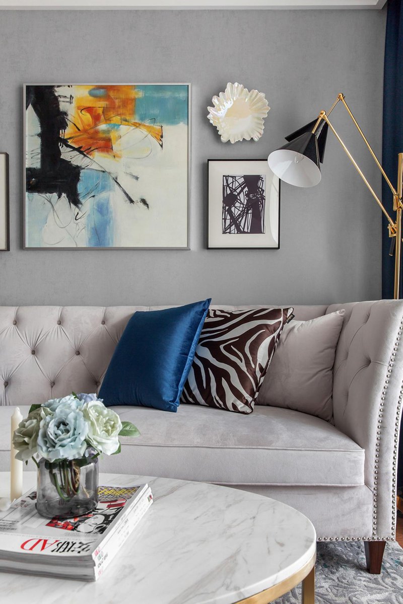 “我家住在油畫里”：給孩子一個100㎡輕奢風的家